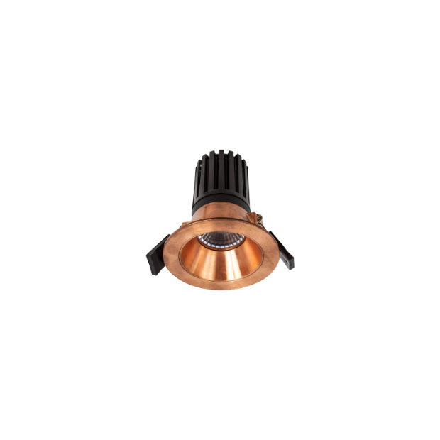 Design Std Recessed Exterior D/light 9.5W 230mA IP65 IC-F/IC-4 c/w UID Dimmable Driver - Copper